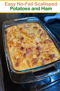 Oven Scalloped Potatoes And Ham, Ham Scalloped Potatoes Casseroles, Ham And Scalloped Potatoes Easy, Scalloped Potatoes And Ham Easy, Scallop Potatoes And Ham, Easy Scalloped Potatoes And Ham, Ice Box Cheesecake, Cheesy Scalloped Potatoes And Ham, Scalloped Potatoes Ham