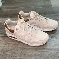 Nike Air Max Command Premium. Color: Gamma Grey Heather/Metallic Golden Tan. No Box Nike Air Max Command, Shoes Nike Air, Golden Tan, Premium Colors, Air Max, Nike Air Max, Nike Shoes, Nike Women, Nike Air