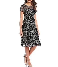 Mother of the Bride Dresses & Gowns | Dillard's Wedding Guest Dresses For Women Over 50, Petite Dresses Wedding Guest, Fall Cocktail Dress, Mog Dresses, Illusion Lace Dress, Petite Wedding Guest Dresses, Lace Outfits, Night Clothes, Verses Bible