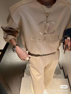 Cream Hoodies, Collaboration Logo, Tshirt Ootd, Sportswear Details, Dubai Safari, Chanel Sweater, Shoe Model, Cream Hoodie, Blonde Pixie Hair