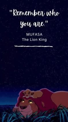 the lion king quote from disney's animated movie