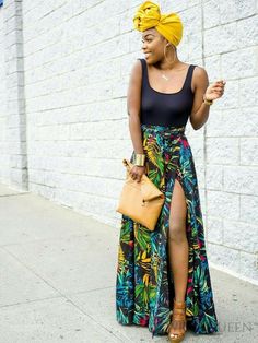 Cute skirt, love this look! Vogue Spain, African Wear, African Attire, Mode Inspiration, Outfit Casual, African Dress, African Clothing, Ethnic Fashion, Outfits Casuales