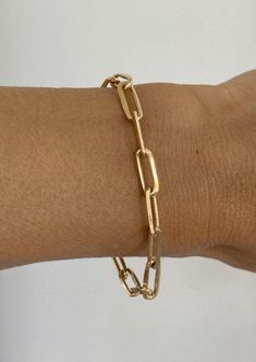 Chunky Love Bracelet Popular Bracelets, Aesthetic Fits, Love Bracelet, Chunky Bracelets, Handcrafted Necklace, Love Bracelets, Brass Chain, Bar Necklace, 10k Gold