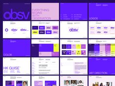 the purple and yellow color scheme is used to create an interesting presentation for this project