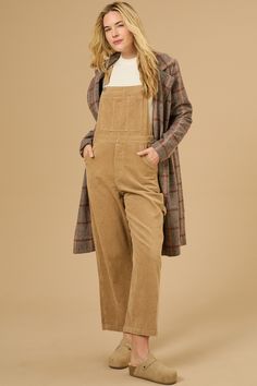 Featuring adjustable straps and multiple pockets, these corduroy overalls are both comfortable and functional. Perfect for a casual yet stylish look, these are a must-have! White Dress Skirt, Christmas Boots, Corduroy Overalls, Fashion Shoes Sandals, Jean Trends, Altar'd State, Dress With Bow, Distressed Jeans, Sweater Shop