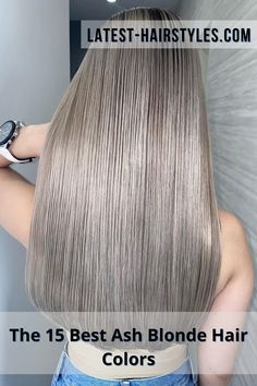 An ash blonde hair color is the color to get this year. From and ombre, to highlights or a balayage, you're gonna find something that you'll love here. (Photo credit Instagram @ryu_blonde) Ash Blonde Hair 2023, Light Ash Blonde Hair With Highlights, Lightest Ash Blonde Hair, Ash Blonde Toner, Grayish Blonde Hair, Cool Ash Blonde Hair, Ash Beige Blonde, Natural Ash Blonde Hair, Greyish Blonde Hair