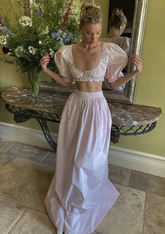 Elsa Hosk Dress, Elsa Hosk Aesthetic, April Flowers, Fashion Moodboard, Fashion Vibes, Princess Core, Classic Skirts, Elegant Maxi Dress, Skirt Trends