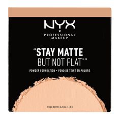 Want a matte foundation to help you achieve a flawless-looking complexion? NYX Professional Makeup's Stay Matte But Not Flat Powder Foundation provides the perfect finish to flatter more skin tones than ever before. You'll look naturally flawless with minimal effort! Stay Matte But Not Flat Powder Foundation is the best foundation powder to cover imperfections and even skin tone. With its natural matte finish, the powder makeup won't leave your skin looking flat or dry. Finding a foundation for Best Makeup Powder, Best Powder Foundation, Oily T Zone, Pressed Powder Foundation, The Best Foundation, Powder Face, Face Foundation, Warm Beige, Too Faced Foundation