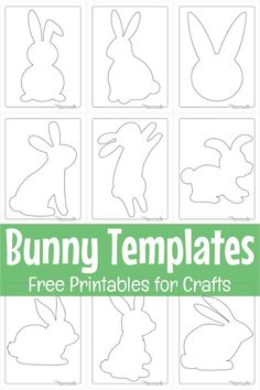 printable bunny templates for kids to make