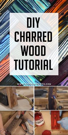 how to make diy charmed wood art projects for kids and adults with video