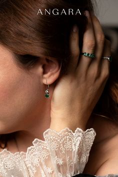 Angara Jewelry | Angara | Emerald | Emerald Jewelry | Emerald Birthstone | Shop Ring | Shop Earring | Emerald Ring | Emerald Earring | Gemstone Jewelry | Diamond Jewelry | Gemstone Ring | Gemstone Earring | Fine Jewelry | Fall Jewelry Look | Fall Look | Fall Inspo | Halloween Jewelry | Fall Earrings | Cozy Vibes, Fall Jewelry