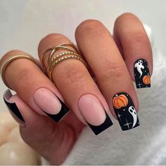 Fake Acrylic Nails, Holiday Acrylic Nails, Halloween Acrylic, Halloween Fest, Halloween Acrylic Nails, Long Press On Nails