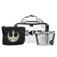 3-Piece Travel Set includes zippered bags with a top handle for easy carry Large Bag: 10"W x 6"H x 3"D Medium Bag: 7"W x 5"H x 1"D Small Bag: 6"W x 4"H x 1"D Imported Heroes & Villains Exclusive Officially Licensed Star Wars Technology, Star Wars Ahsoka, Disney Bags, Star Wars Merchandise, Medium Bag, Disney Bag, My Gift, Travel Set, Clothes To Make