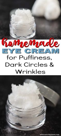 Homemade Eye Cream, Natural Eye Cream, Diy Eye Cream, Skin Care Wrinkles, Beauty Remedies, Natural Eyes, Skin Care Recipes, Beauty Recipe