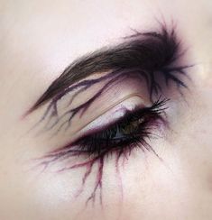 @federxca Carnaval Make-up, Make Up Guide, Fantasy Make-up, Halloweenský Makeup, Purple Veins, Make Up Designs, Drag Make-up, Smink Inspiration, Edgy Makeup