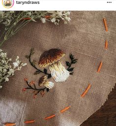 an image of flowers on the table with carrots and herbs scattered around it that reads fairydraws