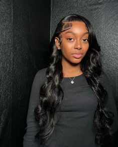 Side Part Edges Wig, Body Wave Frontal, 5x5 Closure Wig, Blonde Body Wave, Sew In Hairstyles, Weave Styles, Birthday Fits