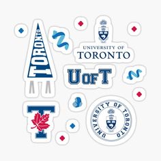 the university of toronto sticker pack