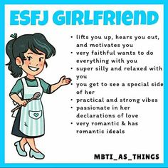 Esfj Girlfriend, Esfj Personality, Psychology Study, Mbti Intp, Psychology Studies, Mbti Types