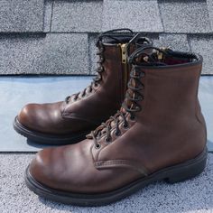 Reposhing This Item I Purchased From @Letsgobananas. Loved It, But Ready To Rotate For Something New. Questions? Leave A Comment Below! Redwing Boots, Modes Of Transport, Red Wing Boots, Chestnut Leather, Red Wing Shoes, Wing Shoes, Mode Of Transport, Shoes Vintage, Red Wing