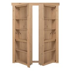 Hidden Alder French Door - Murphy Door The Murphy Door, French Bookcase, Closet Interior, Murphy Door, Bookcase Door, Murphy Bed Plans, Knotty Alder, Hidden Rooms, Hidden Door