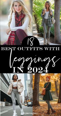 Get these elegant outfits with leggings for winter and for fall. These dressy outfits for leggings are perfect for the cozy weather. Fall Winter Leggings Outfits, Winter Outfits With Leggings And Boots, Leggings And Tennis Shoes Outfit Winter, Outfits With Tan Leggings, Thanksgiving Outfits With Leggings, Fall Dress And Leggings Outfit, T Shirt And Leggings Outfit Fall, Plaid And Leggings Outfit, Sweater Leggings Outfit Casual