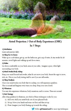 Astral Projection / Out-of-body experience (OBE) in 7 Steps The Third Eye Chakra, Out Of Body, The Third Eye, Psychic Development, Astral Projection, Astral Travel, Les Chakras, Chakra Meditation, Lucid Dreaming