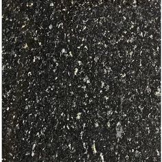 black granite with white speckles on it