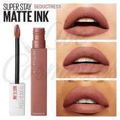 Brand New Condition On This Maybelline Superstay Matte Ink Liquid Lipstick In “65- Seductress” Never Used, I Don’t Wear Liquid Lipsticks Anymore So I Never Bothered Using It. No Box Shade: 65-Seductress Color: Perfect Nude Shade With Neutral Pink Undertone Finish: Matte Retails For $11 Online Images Are Accurate Examples Of Item Fall Drugstore Lipstick, Maybelline Matte Lipstick, Maybelline Matte Ink, Perfect Lipstick Shade, Maybelline Superstay Matte Ink, Neutral Lipstick, Nude Lipstick Shades, Nude Liquid Lipstick, Mauve Lipstick