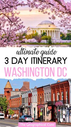 Pinterest pin for 3 days in Washington DC 3 Days In Dc Washington, Washington Dc 3 Day Itinerary, Washington Dc Packing List Summer, Dc Trip