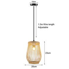 an image of a light fixture with measurements for the size and widths on it