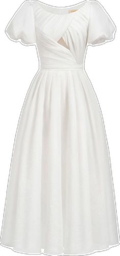 Feminine Formal Midi Dress, Elegant Knee-length Dress With Voluminous Skirt, Elegant Relaxed Midi Dress, Elegant Midi Dress With Relaxed Skirt, Elegant Midi Dress With Lined Skirt, Elegant Chiffon Midi Dress With Flowy Skirt, Plain Knee-length Midi Dress For Spring, Knee-length Plain Midi Dress For Spring, Spring Plain Knee-length Midi Dress