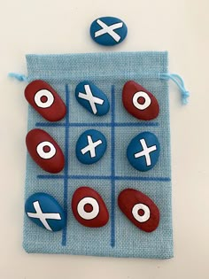 a tic - tac - toe game with buttons on it