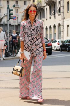 Milan Men's Fashion Week, Milan Fashion Week Street Style, Diy Simple, Maxi Shirts, Popsugar Fashion, Milano Fashion Week, Street Style Trends, Outfit Trends, Street Style Summer