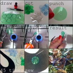 there are many pictures of different things made out of plastic