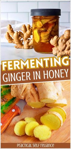 the cover of fermenting ginger in honey