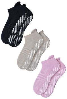 PRICES MAY VARY. Non slip bottom : Grips at sole of socks provide superb grip on slick surface such as wood floors,tile floors. Prevent falling or losing balance while walking or running. Material : Cotton 97% +Spandex 3% great ventilation tough soft and quick drying with cushion padding on the bottom, toe, and heel. Perfect companion : Yoga, Pilates, Barre, Ballet, Workouts, Pregnant Women, Hospital socks for your allows safer practice,fall prevention and enhances balance during exercise. Size Hospital Socks, Waterproof Socks, House Socks, Pilates Socks, Pink Clothing, Non Slip Socks, Yoga Socks, Tile Floors, Fall Prevention