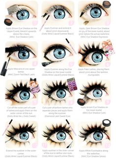 Carnaval Make-up, Best Korean Makeup, Makeup For Small Eyes, Make Up Diy, Drag Make-up, Gyaru Makeup, Korean Makeup Tutorials