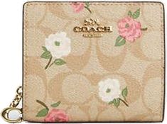 Compact Coach Wallet, Coach Bifold Coin Purse With Card Slots, Coach Wallets With Card Slots For Travel, Compact Coach Wallet For Travel, Compact Travel Wallet By Coach, Coach Travel Card Holder, Coach Travel Wallets Rectangular, Coach Travel Wallet, Rectangular, Coach Rectangular Travel Wallet