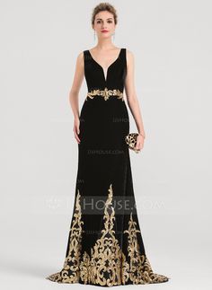 Gold Velvet Dress, Beautiful Evening Gowns, Velvet Evening Dress, Long Sleeve Evening Gowns, Dress With Sequins, Cheap Evening Dresses, Girls Formal Dresses, Long Gown