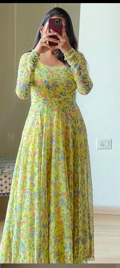 Dress Designs For Stitching, Frock Models, Simple Frock Design, Stylish Kurtis Design, Long Frock Designs, Simple Frocks