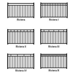 different types of fences and gates with names in english, spanish, and latin - american languages