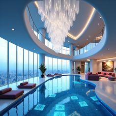 Experience quantum luxury in the sky! 🌠✨ Design Salon, Home Interior, Villa, Interior Design, Architecture, Design