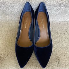 Step Into Timeless Elegance With The Vintage Donald J Pliner Navy Blue Velvet Treva Pumps. Crafted With Rich Navy Blue Velvet, These Pointed-Toe Pumps Exude Sophistication And Charm. Perfect For Special Occasions Or Adding A Touch Of Refinement To Any Outfit. Rich Navy Blue, Navy Blue Velvet, Blue Velvet, The Vintage, Shoes Women Heels, Timeless Elegance, Shoes Heels, Navy Blue, Size 7