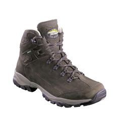 a pair of hiking boots on a white background