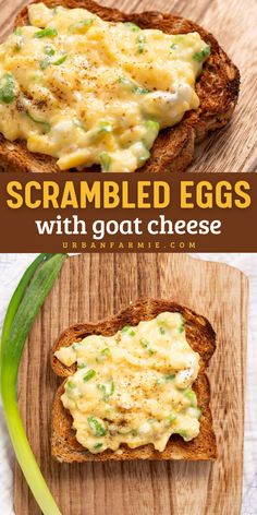 Silky scrambled eggs meet creamy goat cheese for the perfect breakfast combo. This quick recipe is packed with flavor and takes just 10 minutes to make!