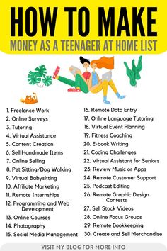 Ways To Make Money Easy Ways To Earn Money, Podcast Editing, Ways To Earn Money Online, Money Saving Methods, Surveys For Money, Student Jobs, Kids Money, Jobs For Teens