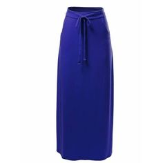 Add suitable style to any outfit with A2Y Women's Waist Side Pockets Rayon Maxi Skirt. This drawstring rayon maxi skirts looks simple, pretty and chic. Featuring drawstring waist band and side pockets and maxi length, this maxi skirts will keep you comfortable and comfy. Available in black, navy and various colors and available 7 sizes in Small, Medium, Large, X-Large, 1X, 2X, 3X. Size: XL.  Color: Blue.  Gender: female.  Age Group: adult. High-waisted Maxi Skirt For Day Out, High Waist Maxi Skirt For Day Out, Solid Non-stretch Maxi Skirt For Day Out, Non-stretch Maxi Skirt For Day Out, Chic Solid Color Maxi Skirt, Chic Maxi Length Solid Color Skirt, Elegant Blue Maxi Skirt For Day Out, Blue Drawstring Skirt For Spring, Chic High-waist Blue Maxi Skirt