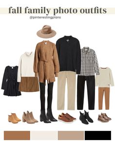 an image of fall family photo outfits