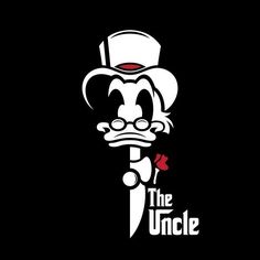 the uncle movie poster with an image of a man in top hat holding a knife